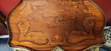 Load image into Gallery viewer, Louis VX Style Inlaid Wood Guilded End Table (1) each