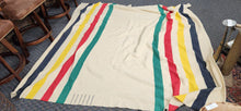 Load image into Gallery viewer, Vintage Hudson Bay 6-Point Stripe Blanket 88 x 96
