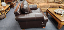 Load image into Gallery viewer, Large Oversize Leather Chair by Distinctions as is leather
