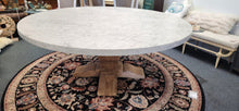 Load image into Gallery viewer, Restoration Hardware Marble 72&quot; Table with 6-Chairs
