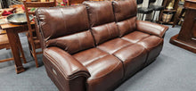 Load image into Gallery viewer, LaZBoy Quality Mahogany Power Electric Sofa
