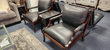 Load image into Gallery viewer, Vintage Leather Taylor B Fine Upholstery Chair (1) each
