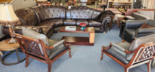 Load image into Gallery viewer, Vintage Leather Taylor B Fine Upholstery Chair (1) each
