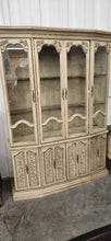 Load image into Gallery viewer, Vintage 2-Piece China Cabinet, glass crack, as is
