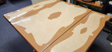 Load image into Gallery viewer, Antique Fold-Away Porcelain Coated Table
