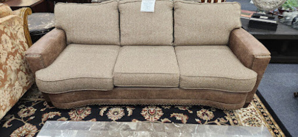 Quality Down-Filled Leather Upholstery Marshfield Sofa