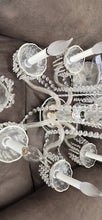 Load image into Gallery viewer, Crystal Chandelier Vintage Glass Arms Design
