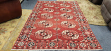 Load image into Gallery viewer, Quality Fine Handwoven Wool Afghani Ersari Yaya Rug 58 x 80 Pakistan tag
