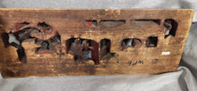 Load image into Gallery viewer, Antique Carved Wood Lacquer Gilt Asian Scene Panel
