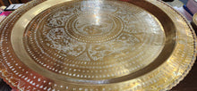 Load image into Gallery viewer, Vintage ~1920's Large 30" Brass Round Platter

