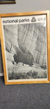 Load image into Gallery viewer, Vintage 4-Posters Ansel Adams National Park Service Rotates opens back
