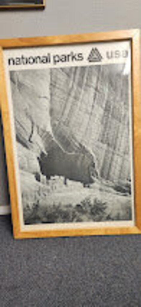 Vintage 4-Posters Ansel Adams National Park Service Rotates opens back