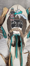 Load image into Gallery viewer, Vintage 1980 Painted Skull by Claudia Platner

