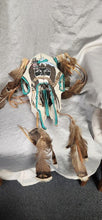 Load image into Gallery viewer, Vintage 1980 Painted Skull by Claudia Platner
