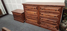 Load image into Gallery viewer, End Table Wood 2-Drawers (As Is)
