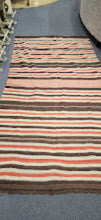 Load image into Gallery viewer, Vintage Handwoven Southwest Striped Rug 54x98
