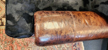 Load image into Gallery viewer, Massoud Quality Custom Black Velvet Ornate Leather Trim

