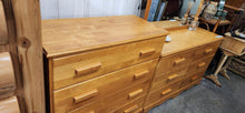 Load image into Gallery viewer, Long Mid-Century Style 6-Drawer Dresser with Mirror Canada
