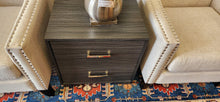Load image into Gallery viewer, Gray End Table Night Stand with drawer by Coastal (1) each
