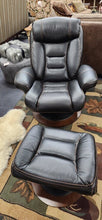 Load image into Gallery viewer, Flexsteel Quality Stressless Style Black Leather Chair Otto man

