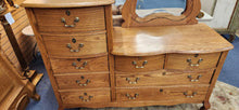 Load image into Gallery viewer, Quality Brookwood Oak Vanity/Dresser w/Mirror
