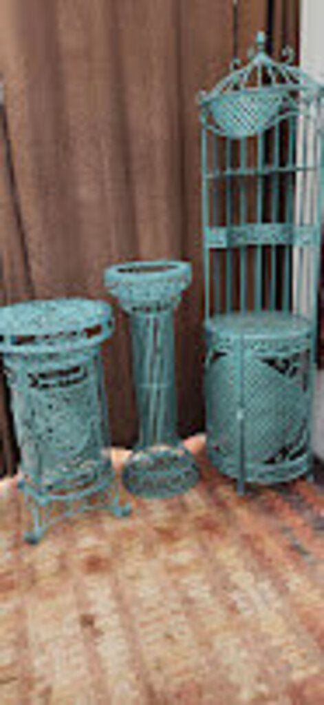 Metal Wrought Iron Ornate Column 43