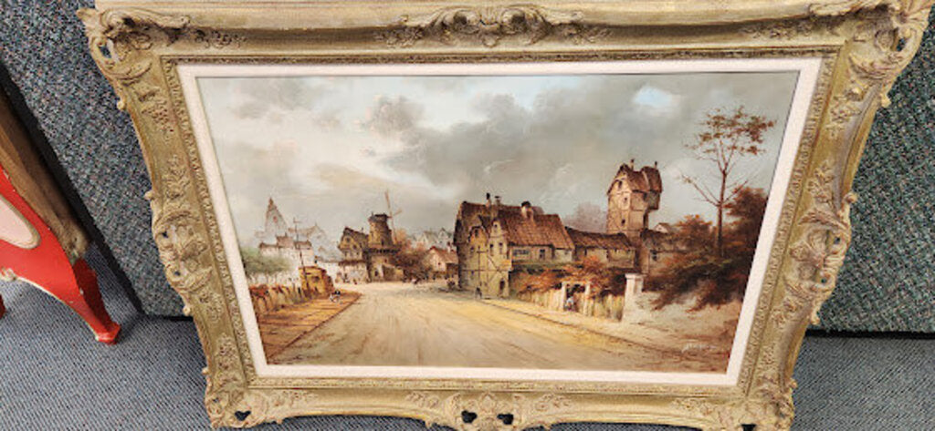 Landscape Dutch Painting Roberto Scalvini 33x44 tag back)