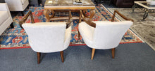 Load image into Gallery viewer, Mid-Century-Modern Style Danish Walnut Sculptural Chairs Pair of 2
