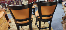 Load image into Gallery viewer, Pair 2 Swivel 28&quot; Barstools Woodbridge Furniture?Ostritch?
