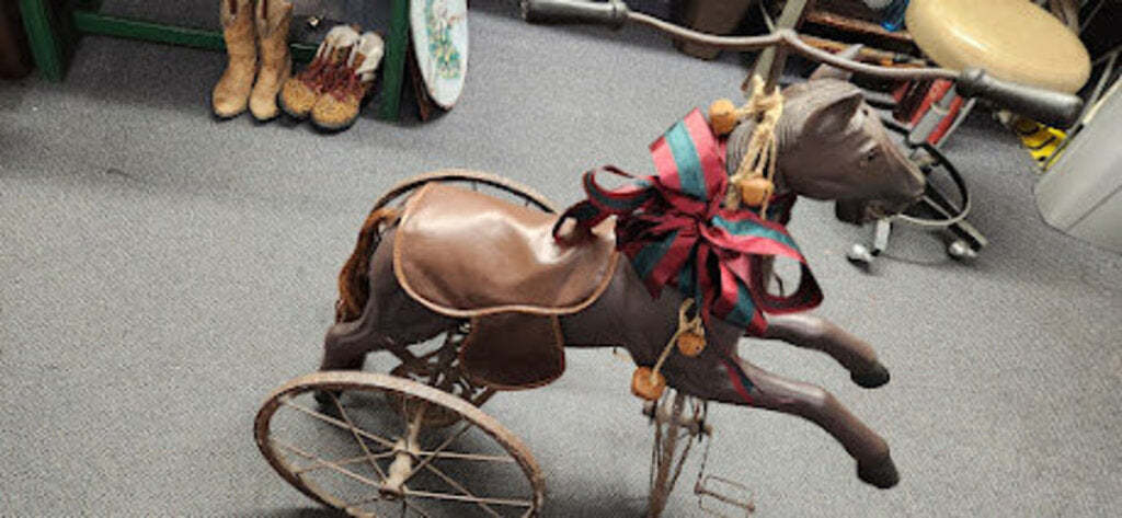 Horse Tricycle Collectible Antique Style Decor