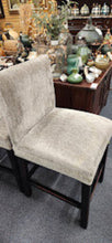 Load image into Gallery viewer, Set of 4 Barstools 24" seat Gray Upholstery
