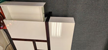 Load image into Gallery viewer, Zuri Modern McIntosh 40" White &amp; Ebony Coffee Table side drawers open
