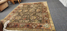 Load image into Gallery viewer, Wool Hand Knotted Thick Pile Fringed Rug 7'7" x 9'10"
