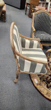 Load image into Gallery viewer, French Bergere Style Louis XV Stripe Chair Safavieh (1)
