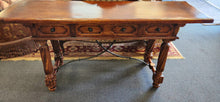 Load image into Gallery viewer, Rectangular Wood 3-Drawer Table Southcone 71Lx 20Wx34T
