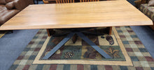 Load image into Gallery viewer, Oslo Modern Dining Table with Walnut Top + Wood Bench Seat
