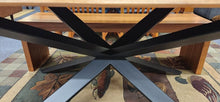 Load image into Gallery viewer, Oslo Modern Dining Table with Walnut Top + Wood Bench Seat

