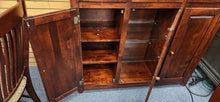 Load image into Gallery viewer, Large Cherry Sideboard Lighted Buffet Cabinet Woodley's Fine Furniture
