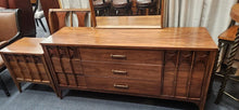 Load image into Gallery viewer, Kent Coffey Perspecta Bed, Dresser, Mirror, End Table Vintage MCM

