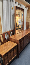 Load image into Gallery viewer, Kent Coffey Perspecta Bed, Dresser, Mirror, End Table Vintage MCM
