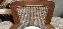 Load image into Gallery viewer, Rattan Seagrass Chair with 2-Side Ottoman 19" Stands set 3
