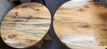 Load image into Gallery viewer, Custom Beetle Kill Pine Round Top (1) Each Table FIRM
