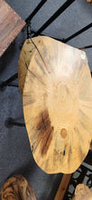 Load image into Gallery viewer, Custom Beetle Kill Pine Pipe Base Side Table FIRM
