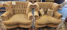 Load image into Gallery viewer, Curved Chenille Down-Filled Loveseat Chair by Old Hickory Tannery (1) each
