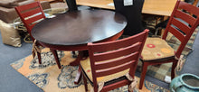 Load image into Gallery viewer, Bassett Pedistal Table 44" with 3-Chairs
