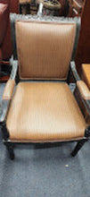 Load image into Gallery viewer, Carved Wood Leather Arm Chair Ultimate Chair Unlimited Vintage as is
