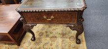 Load image into Gallery viewer, Maitland Smith Mahagony Partners Writing Desk top as is
