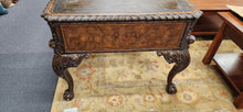 Load image into Gallery viewer, Maitland Smith Mahagony Partners Writing Desk top as is

