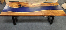 Load image into Gallery viewer, Custom Design Black Walnut Live Edge Epoxy Table (1)
