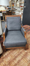 Load image into Gallery viewer, Quality Vanguard Gray Curved Arm Chair Slifer Designs
